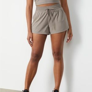 Abercrombie High Waisted Lined Running Shorts
